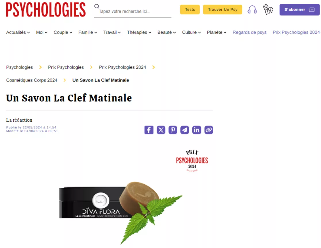 Prix psychologies Inkbloom Copy